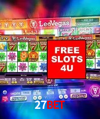Slots com jackpots e giros grátis na 27bet